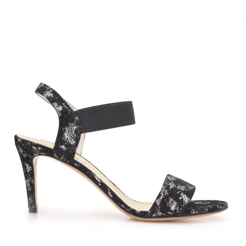 Daphne Sandal, 2.8-inch - Black Suede sold by Bruno Magli