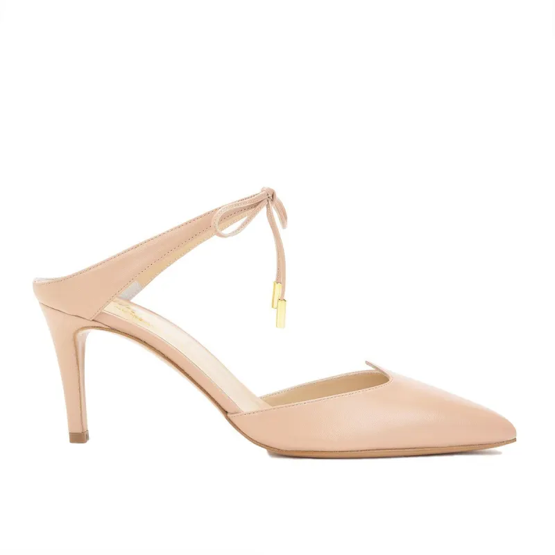 Aileen Pump, 3-inch - Nude Leather sold by Bruno Magli