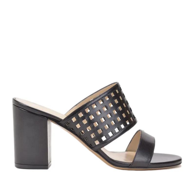 Cathy Sandal, 3-inch - Black Leather sold by Bruno Magli