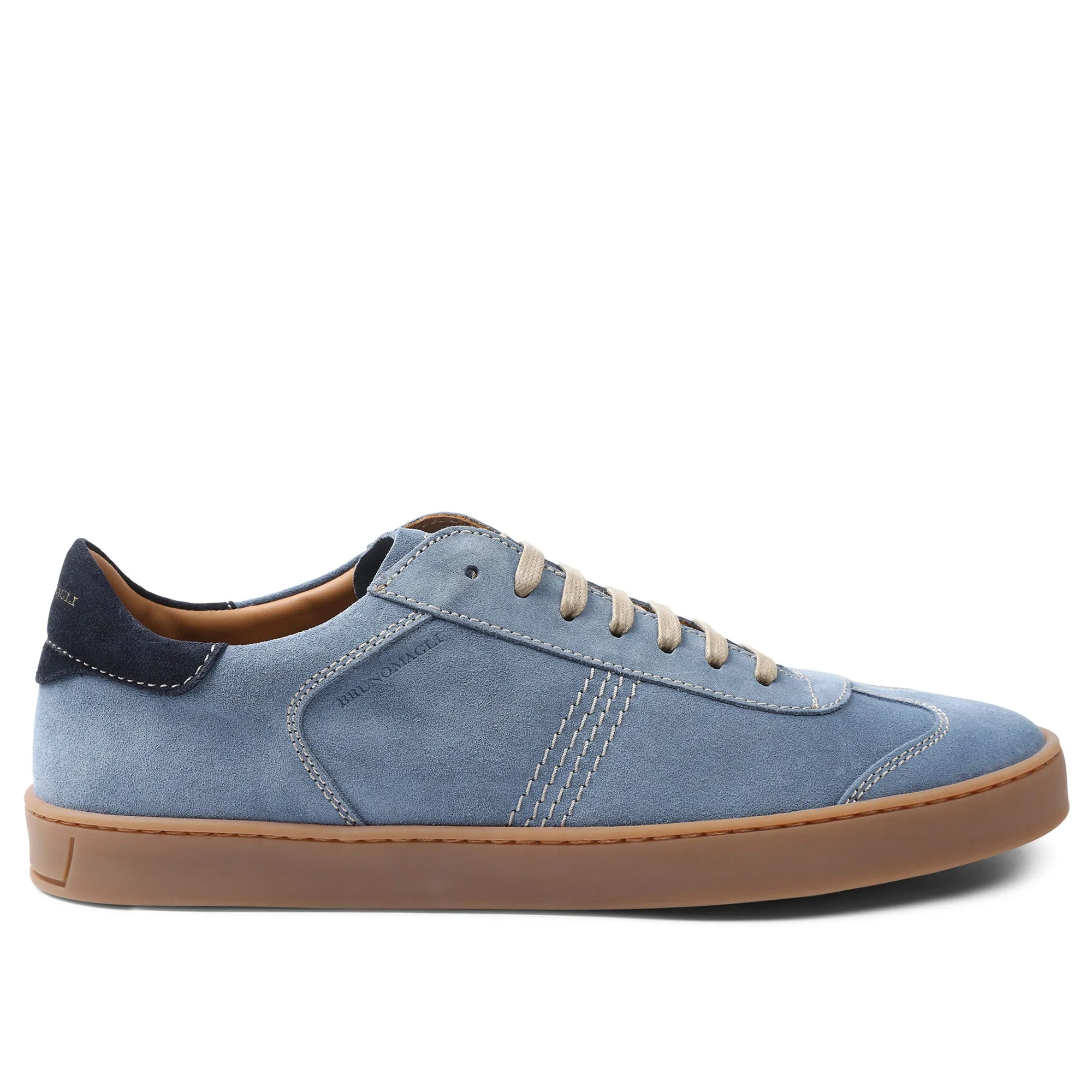 Bono Suede Lace-Up Sneaker - Light Blue sold by Bruno Magli product image thumbnail 2