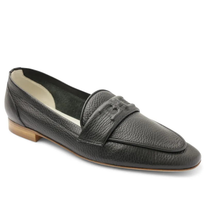 Morris Women's Soft Leather Slip On Loafer - Black sold by Bruno Magli