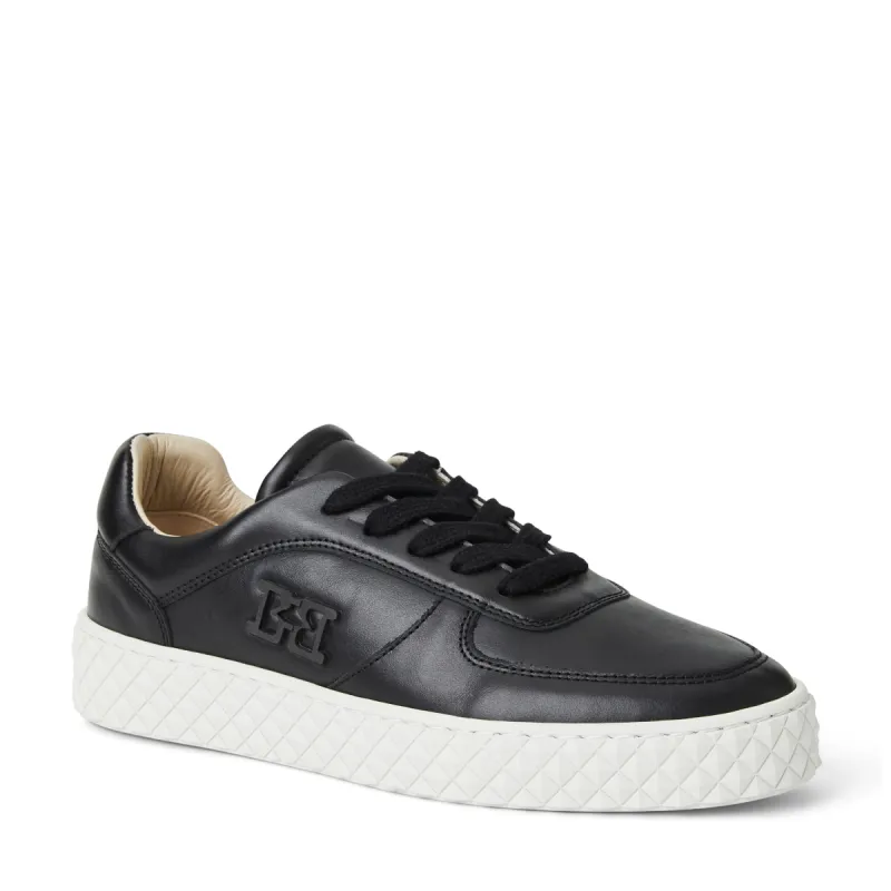 Paola Platform Sneaker-Black Leather sold by Bruno Magli