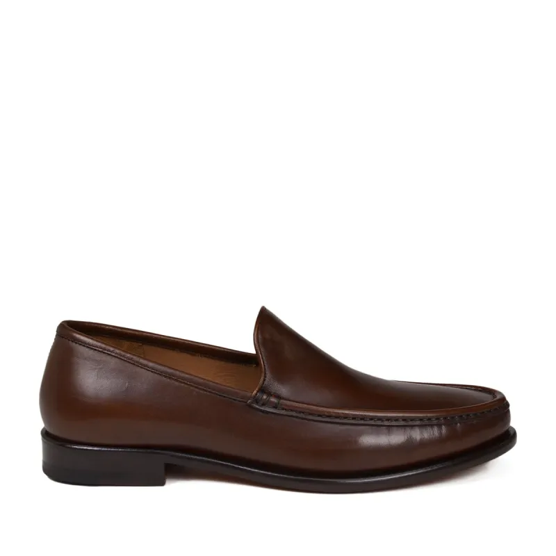 Ello Venetian Loafer Slip-on - Cognac Leather sold by Bruno Magli