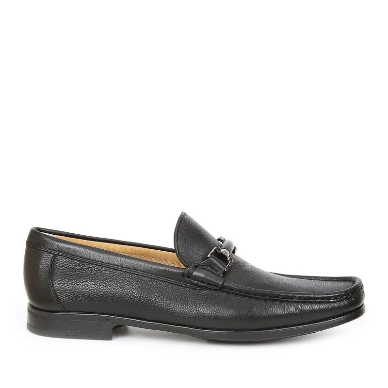 Salento Slip-On Bit Loafer - Black Leather sold by Bruno Magli