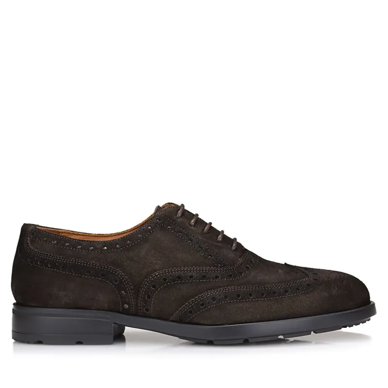 Oliver Suede Lace-up - Dark Brown Suede sold by Bruno Magli