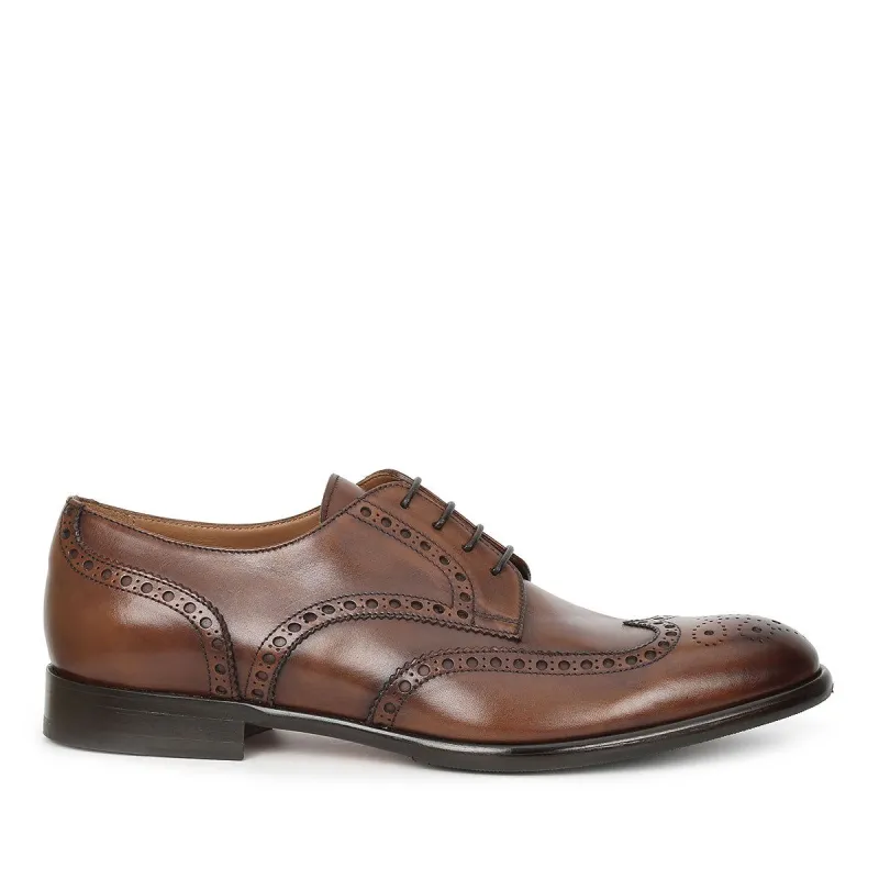 Parma Lace-up - Cognac Leather sold by Bruno Magli