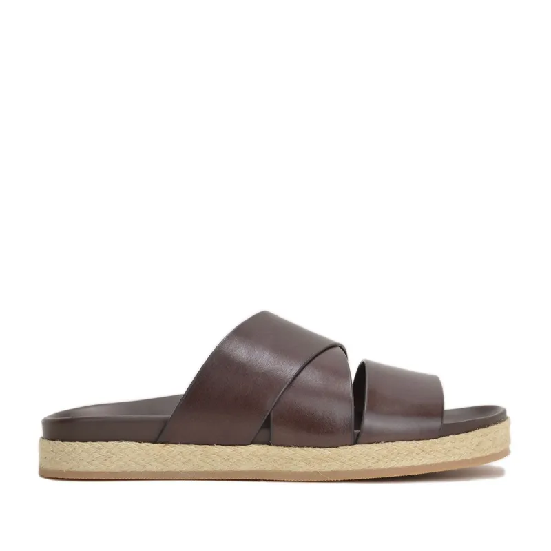 Isola Sandal - Dark Brown Leather sold by Bruno Magli