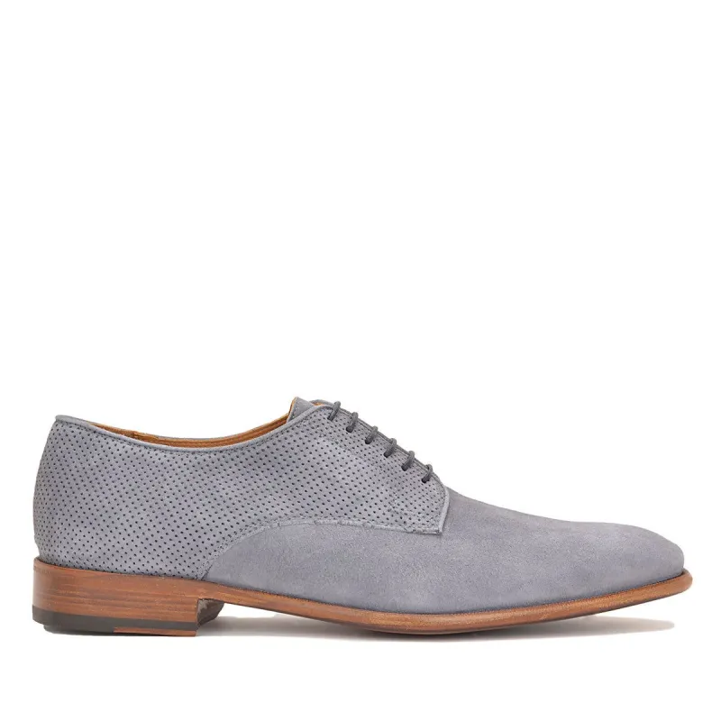 Werter Suede Lace-up - Grey Suede sold by Bruno Magli