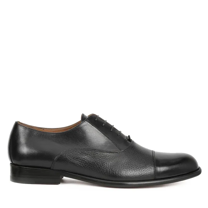 Gino Oxford Lace-up - Black Leather sold by Bruno Magli