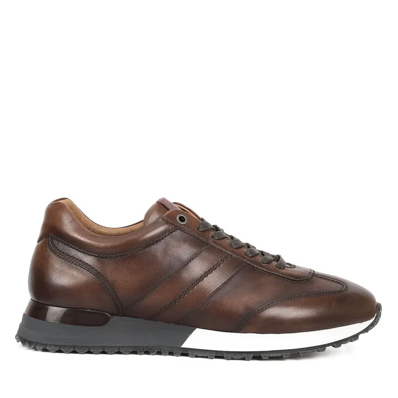 Ikaro Sneaker - Brown Leather sold by Bruno Magli