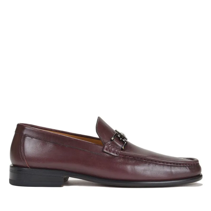 Bigolo Bit Loafer - Bordo Leather sold by Bruno Magli