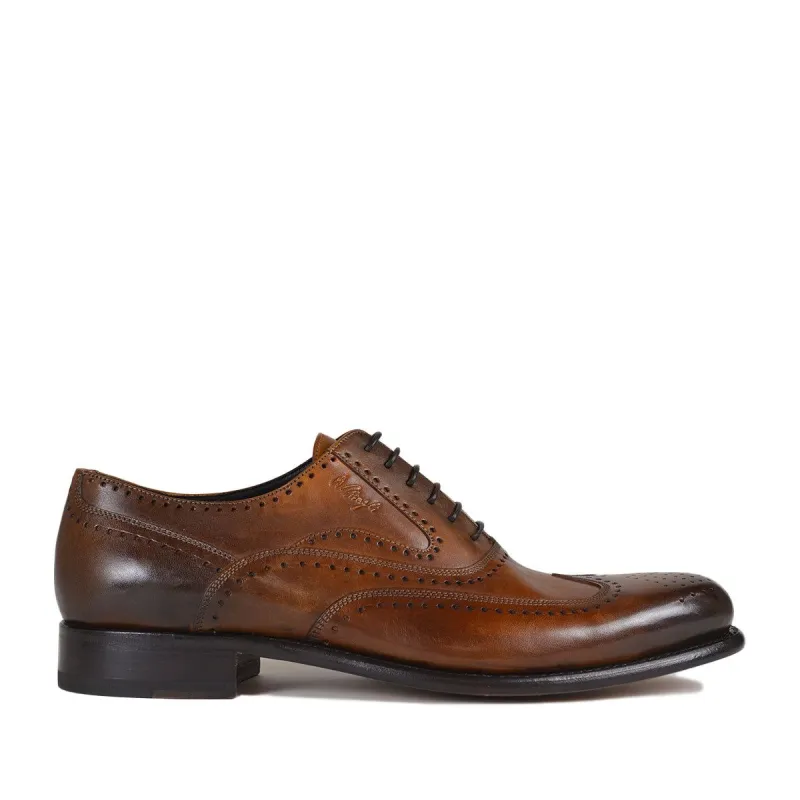 Collezione Adamo Oxford - Cognac Leather sold by Bruno Magli