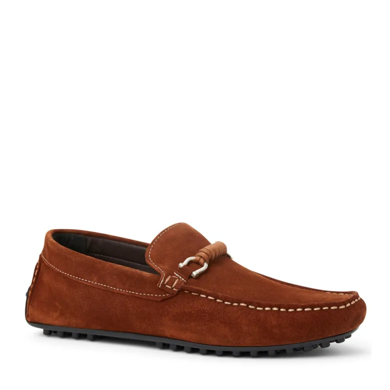 TORRO Dress M Slip On COGNAC SUEDE sold by Bruno Magli