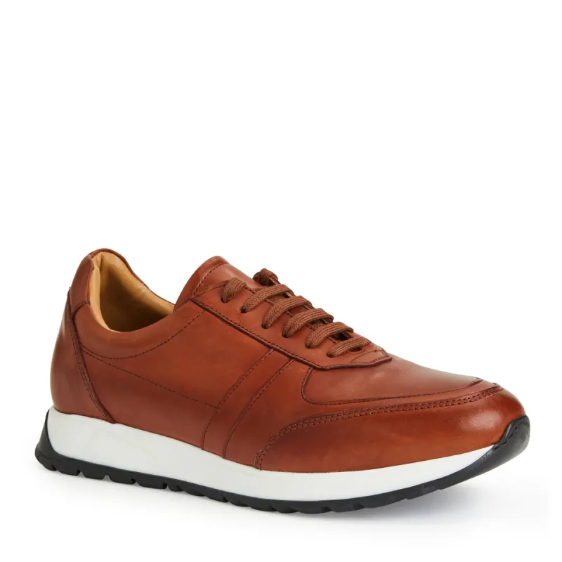 ★Bruno Magli★Men's Duccio★Rust Duccio Mid leather Jogger Sneaker-Rust | Parallel