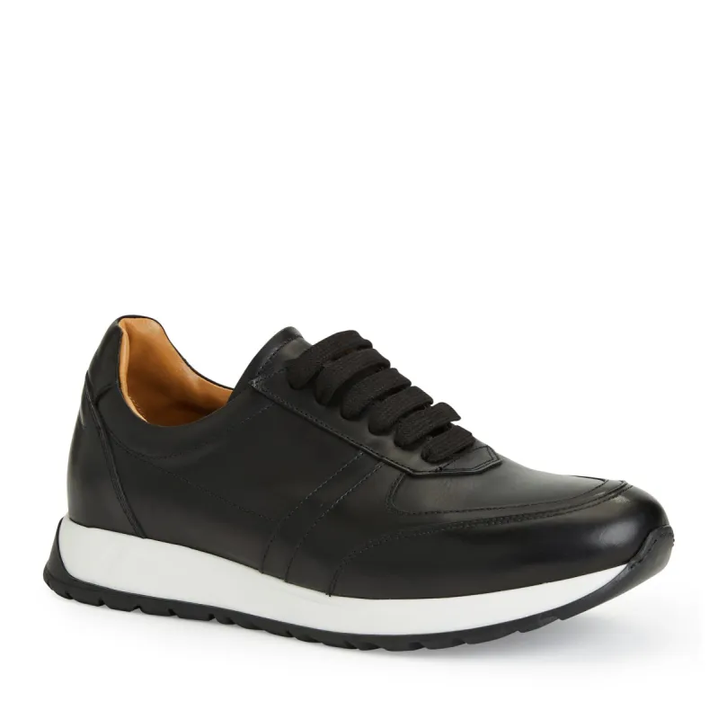 Duccio Mid leather Jogger Sneaker-Rust | Parallel