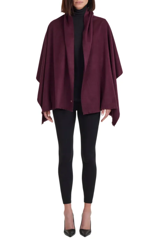 M by Bruno Women's Cashmere woven Wrap bordeaux sold by Bruno Magli