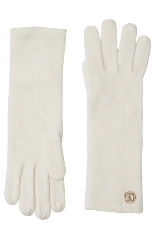 M by Bruno Women's Jersey Knit Gloves Ivory sold by Bruno Magli
