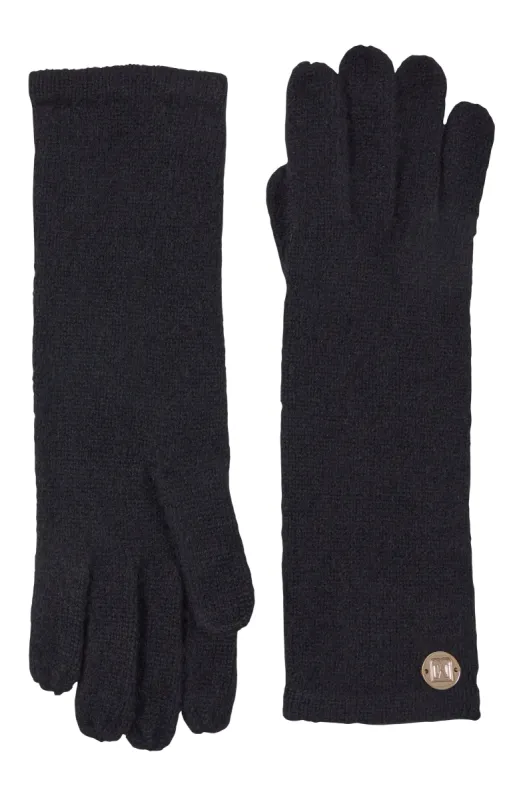 M by Bruno Women's Jersey Knit Gloves Black sold by Bruno Magli