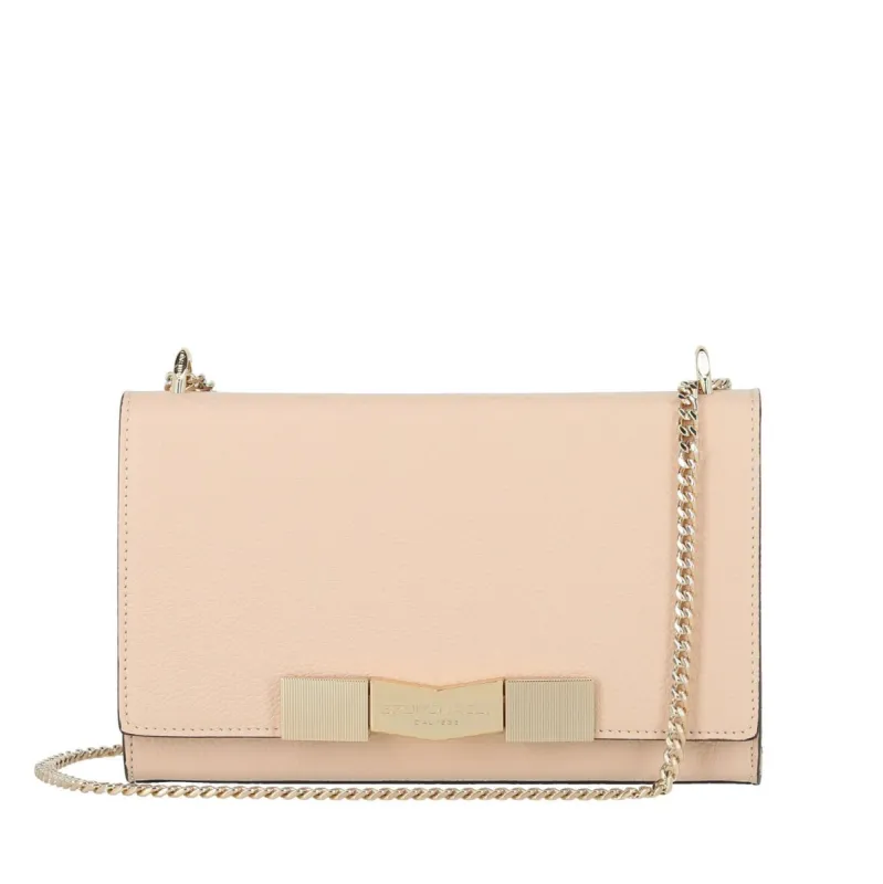 Chiseled M Pebbled Leather Shoulder Bag - Palomino sold by Bruno Magli