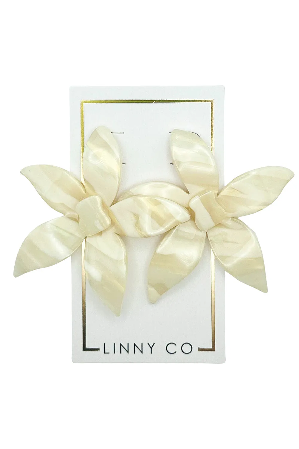 Annie Statement Earrings - Champagne Sparkle sold by Buddy Love product image thumbnail 2