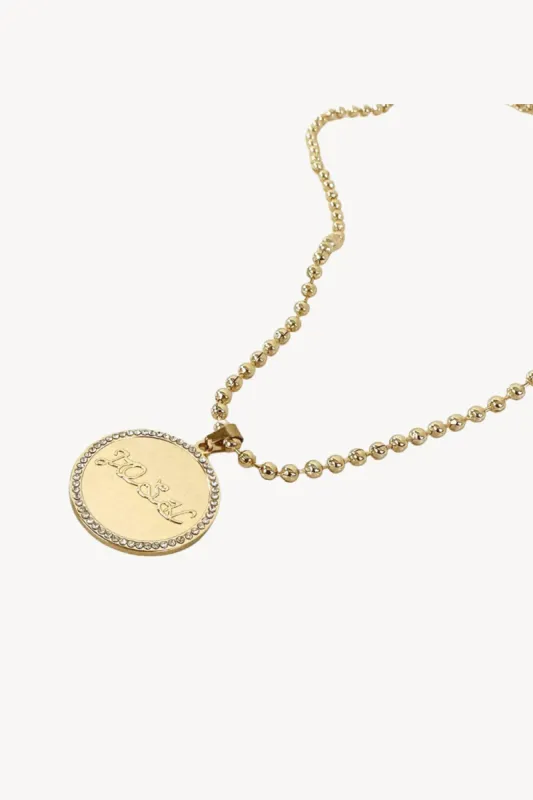 Coin Custom Necklace - Gold sold by Buddy Love