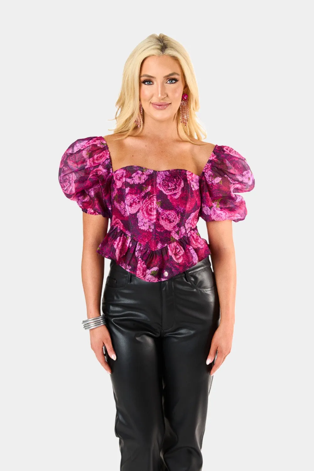 Chloe Bustier Top - Grape sold by Buddy Love product image thumbnail 2