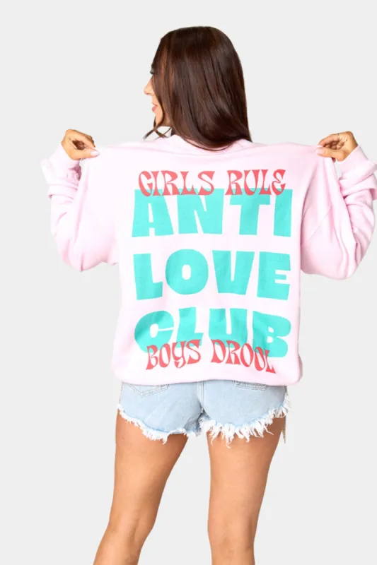 Vickie Graphic Sweatshirt - Anti Love Club sold by Buddy Love