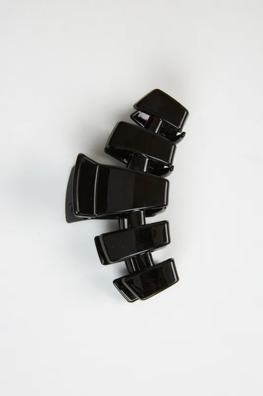 Teleties Large Hair Clip - Jet Black sold by Buddy Love