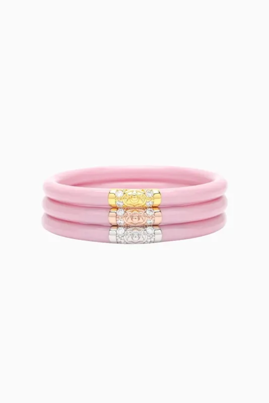 BuDha Girl Three Kings Medium Bangles - Pink sold by Buddy Love