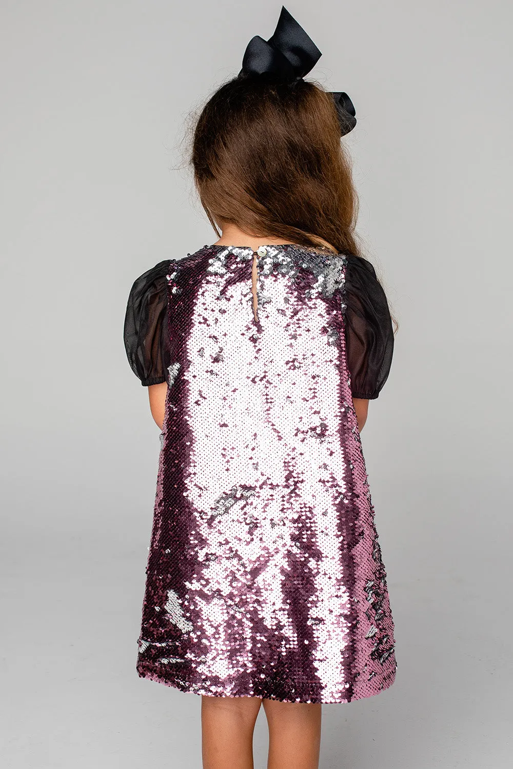 Gigi Sequined Girls Dress - Rose sold by Buddy Love product image thumbnail 4