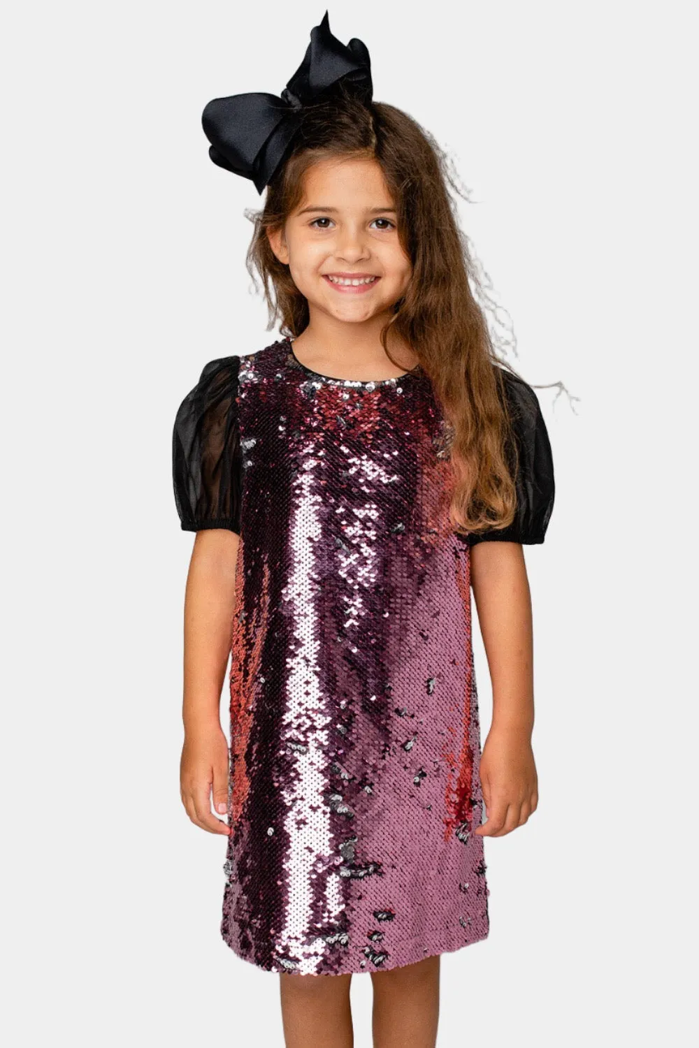 Gigi Sequined Girls Dress - Rose sold by Buddy Love product image thumbnail 2