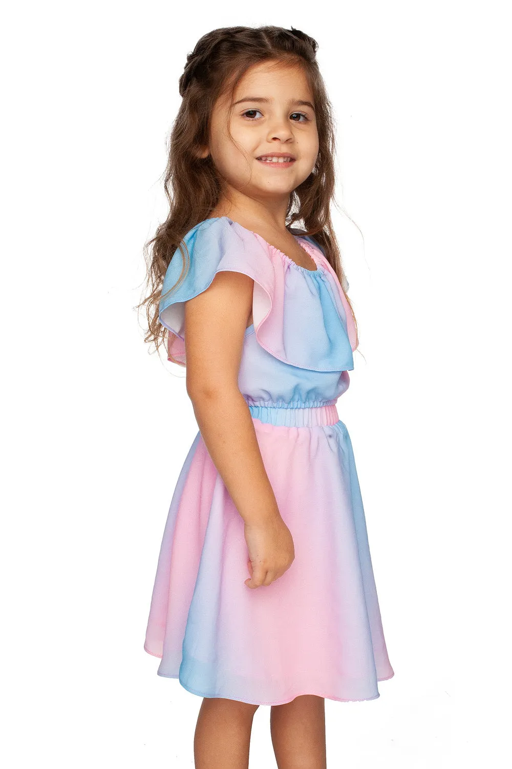 Ainsley Girl's Top and Skirt Set - Cotton Candy sold by Buddy Love product image thumbnail 3