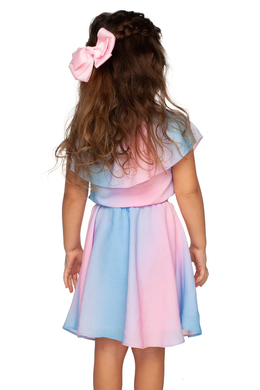 Ainsley Girl's Top and Skirt Set - Cotton Candy sold by Buddy Love product image thumbnail 4