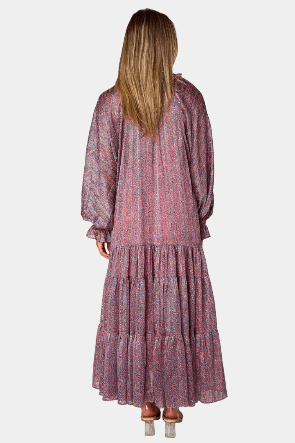 Greta Long Sleeve Maxi Dress - Forget Me Not sold by Buddy Love product image thumbnail 4