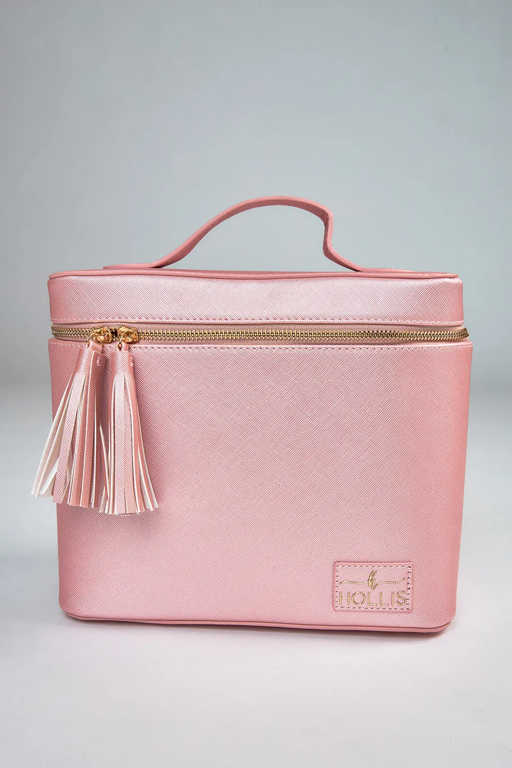 Hollis Lux Makeup Organizer - Blush sold by Buddy Love