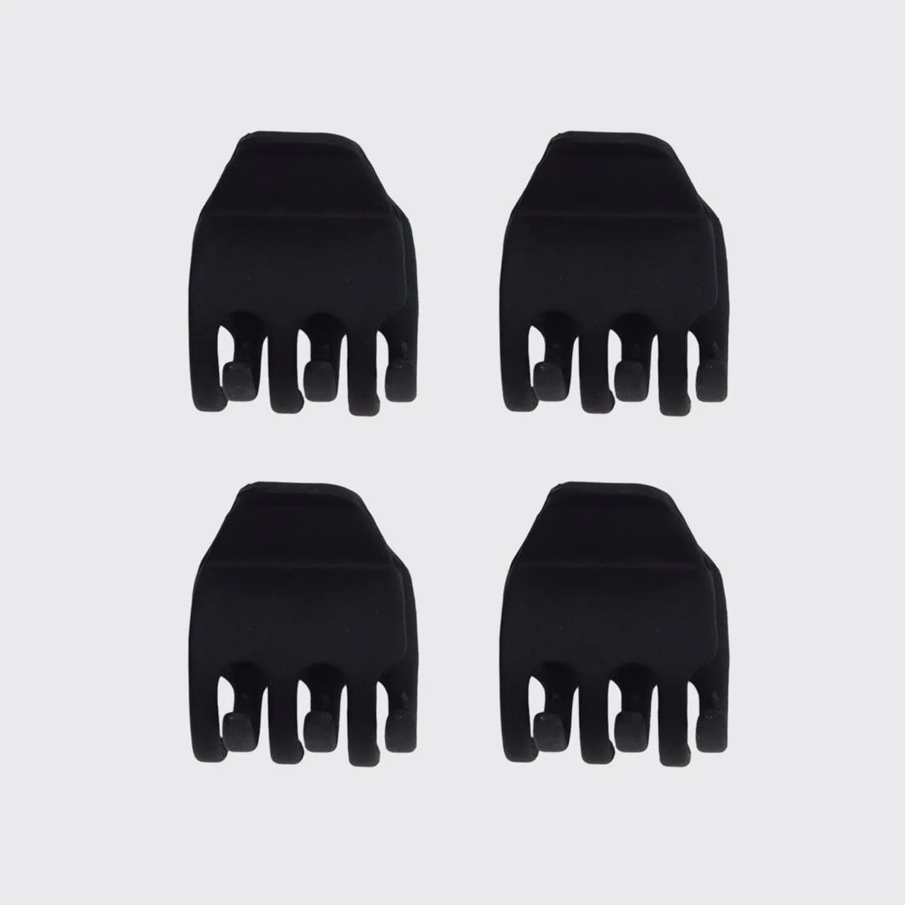 Eco-Friendly Mini Claw Clips 4pc set - Black sold by Buddy Love product image thumbnail 2