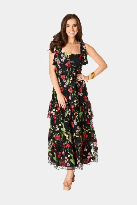 Edie Tie-Shoulder Maxi Dress - Lost In It sold by Buddy Love