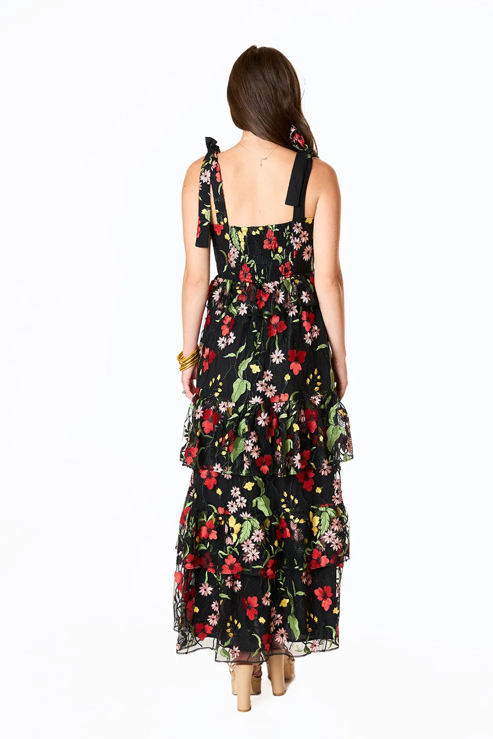 Edie Tie-Shoulder Maxi Dress - Lost In It sold by Buddy Love product image thumbnail 4