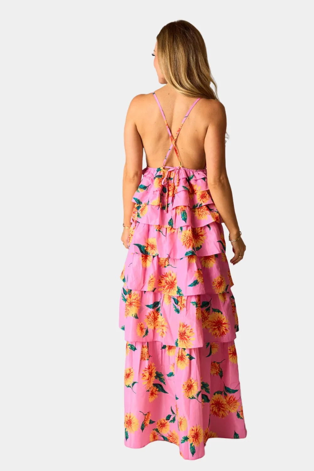 Callie Tiered Maxi Dress - Sunflower sold by Buddy Love product image thumbnail 5