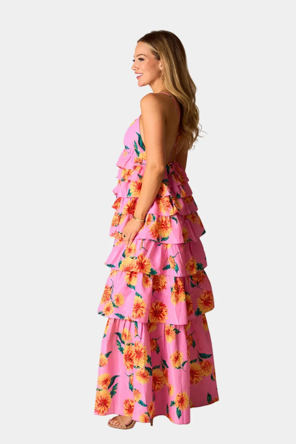 Callie Tiered Maxi Dress - Sunflower sold by Buddy Love product image thumbnail 3