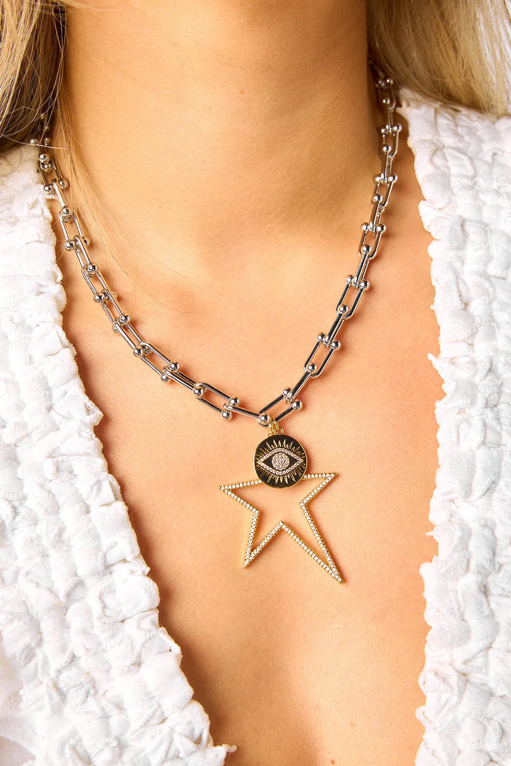 Alicia Necklace - Gold/Silver sold by Buddy Love