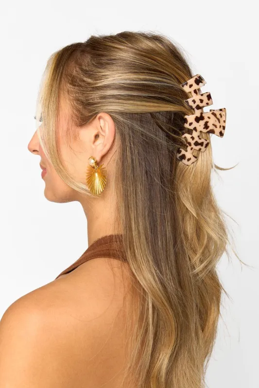 Teleties Large Hair Clip - Blonde Tortoise sold by Buddy Love