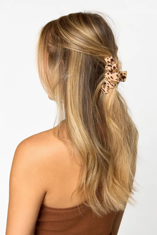 Teleties Medium Hair Clip - Blonde Tortoise sold by Buddy Love