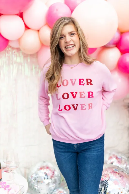 BuddyLove Courtney Graphic Sweatshirt - Lover Lover Lover sold by Buddy Love