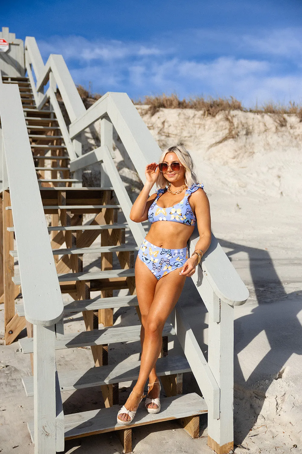 Painted Lady High-Wasited Bikini Bottoms sold by Buddy Love product image thumbnail 2