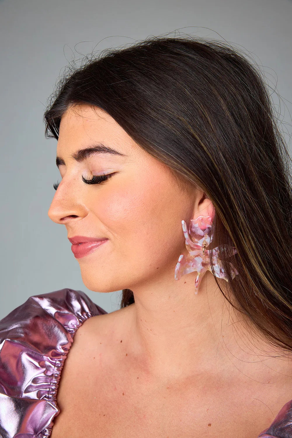 Linny Co xx BL Fawna Statement Earrings - Stained Glass sold by Buddy Love product image thumbnail 2