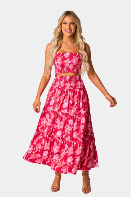 Tamra Smocked Two-Piece Set - Posies sold by Buddy Love