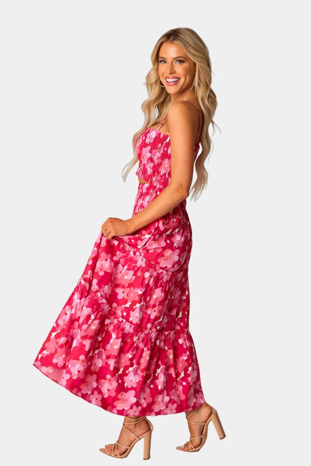 Tamra Smocked Two-Piece Set - Posies sold by Buddy Love product image thumbnail 3