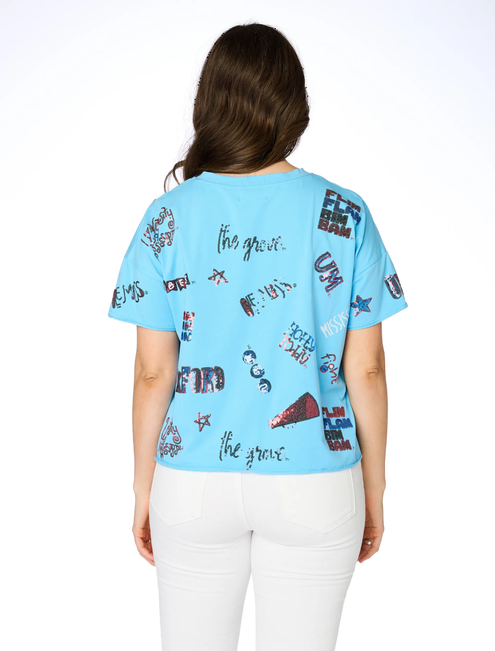 The Ole Miss Sequin Spirit Tee sold by Buddy Love product image thumbnail 2