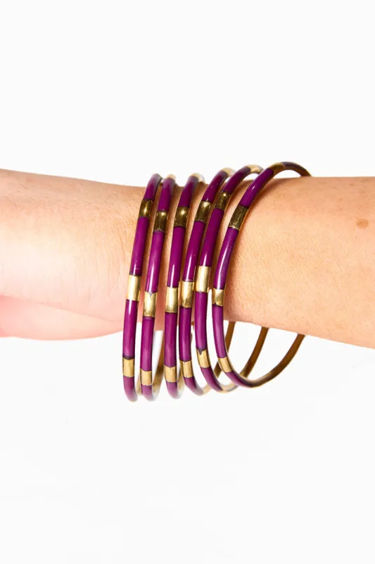 BuDha Girl Veda Bracelets - Amethyst sold by Buddy Love
